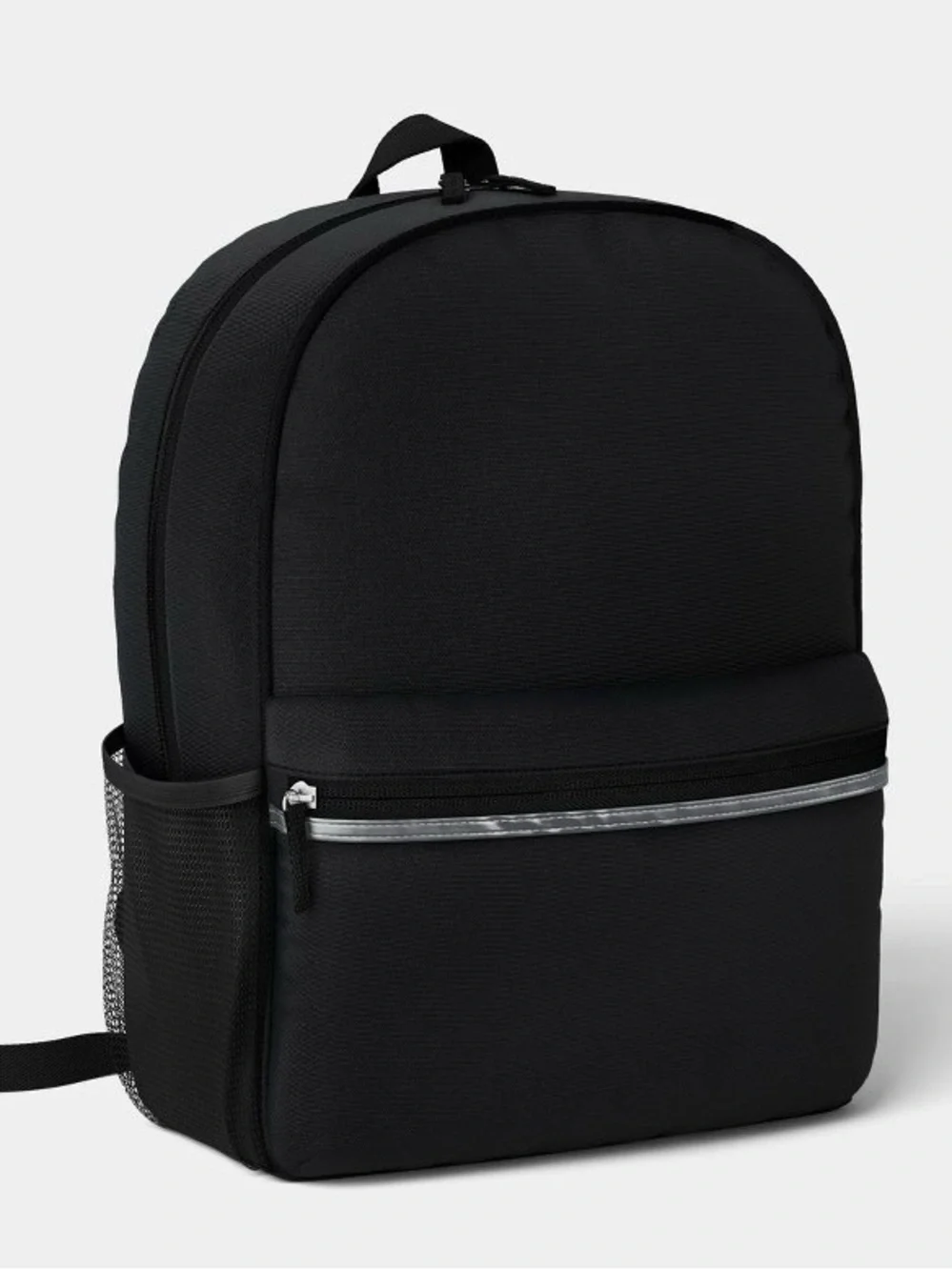 Black Minimalist Kids Men’s Women’s  Backpack Lunch Bag Water Bottle Sets